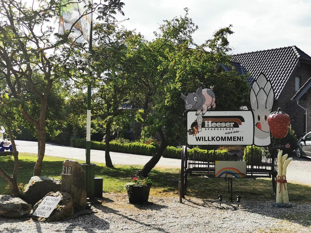 Heeser Spargelhof Ferienwohnung Landblick Weeze Eksteriør bilde